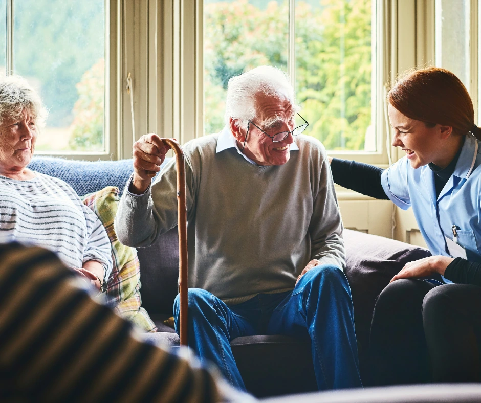 aidante avec personne âgée